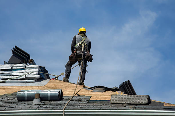 Professional Flat Roof Repair technician working in Fort Lee, VA